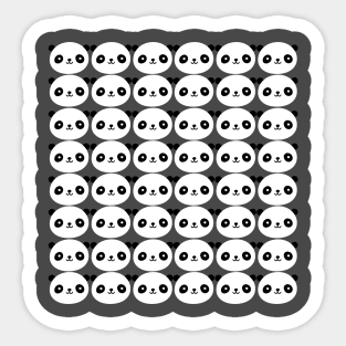 Pattern Panda Sticker